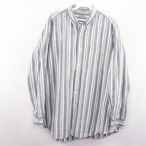 Vintage Other - Vintage Multi-Color Striped Color Block Shirt L